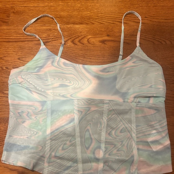 Elodie Pastel Swirl Tank Top - Picture 1 of 3